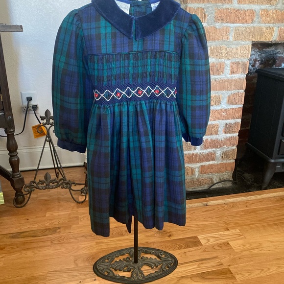 Heirloom Polly Flinders Toddler Girls Smocked Dress size 3 - Picture 14 of 15